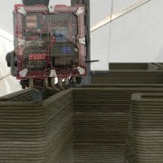 Construction d'une maison d'impression 3D