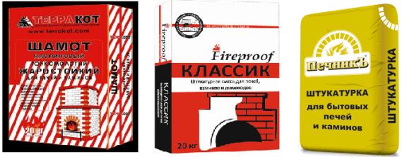 Différents types de plâtre résistant à la chaleur