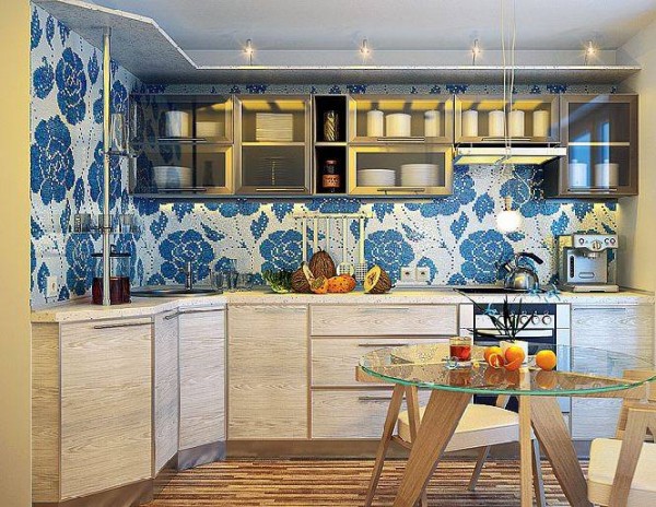 Mur de travail en mosaïque