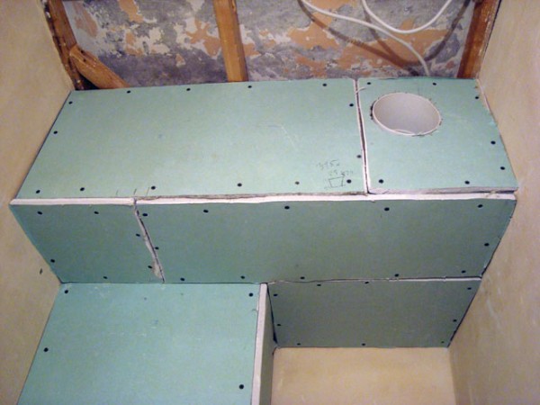 Finition de la salle de bain GLK