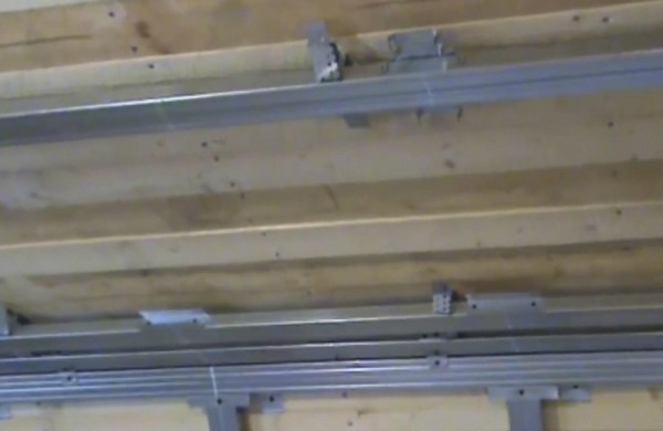 Crabes sur la partie horizontale