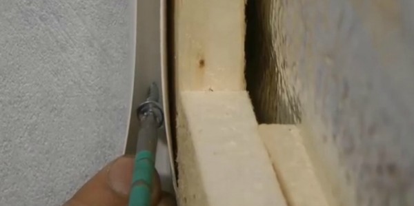 Fixation du profil final Fixation du profil final