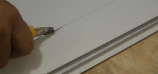 Contre-dépouille du profil le long Contre-dépouille du profil le long