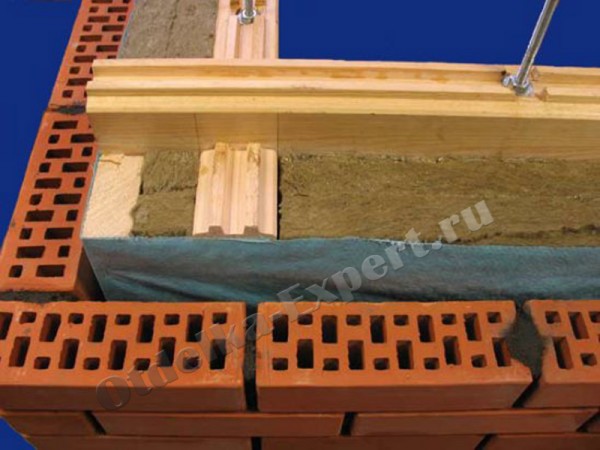 Finition avec isolation et pare-vapeur Finition avec isolation et pare-vapeur