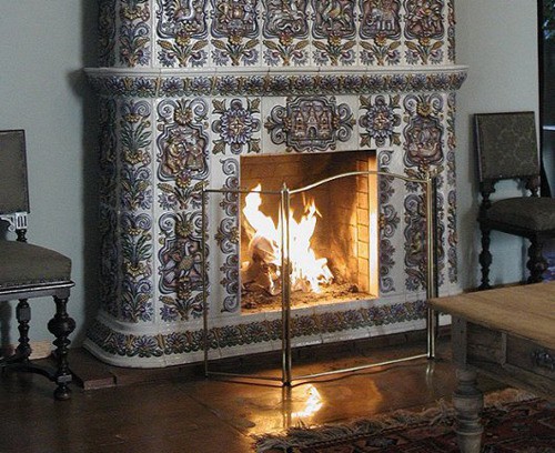 Un exemple vivant d'une cheminée Un exemple vivant d'une cheminée