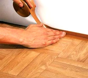 Pose de linoléum Pose de linoléum