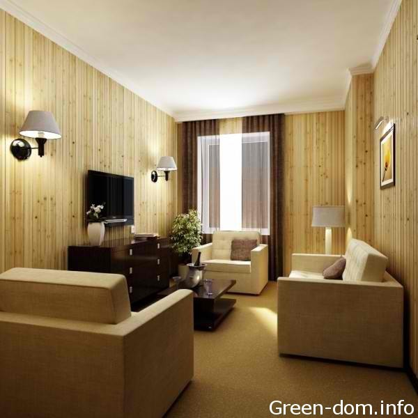 Papier peint en bois à l'intérieur Papier peint en bois à l'intérieur