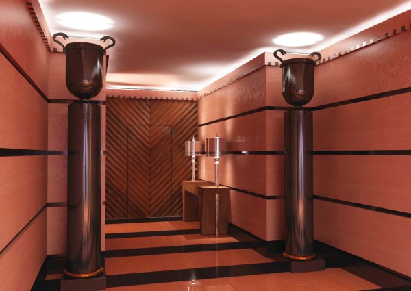 Peinture décorative de colonnes Peinture décorative de colonnes