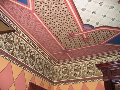 Plafond étanche en papier peint de style oriental Plafond étanche en papier peint de style oriental