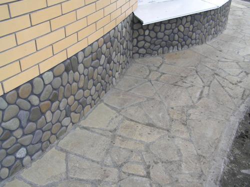 Un exemple de photo de la conception en pierre artificielle Un exemple de photo de la conception en pierre artificielle