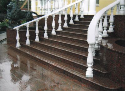 Un exemple de granit Vasilievsky Un exemple de granit Vasilievsky