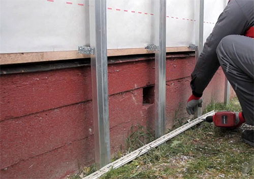 Nous exposons et fixons le profil de départ Nous exposons et fixons le profil de départ