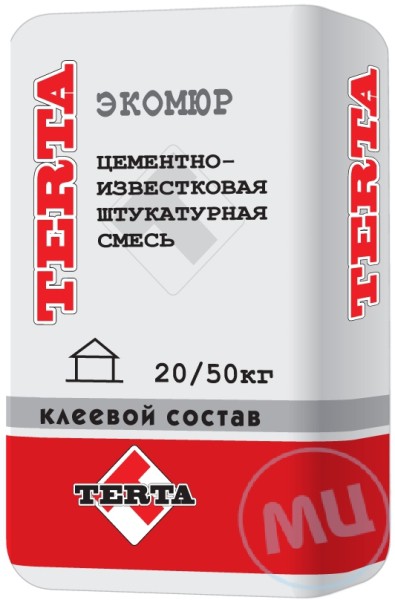 Stuc à base de deux liants: chaux et ciment Stuc à base de deux liants: chaux et ciment