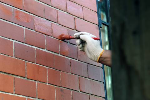 Peinture en brique: simple et superbe