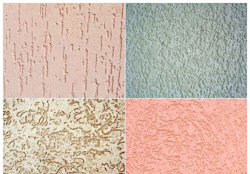 Enduit appliqué de différentes manières Enduit appliqué de différentes manières