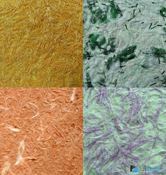 Types et couleurs de papier peint liquide Types et couleurs de papier peint liquide