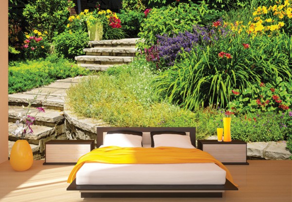 Papier peint photo coloré à l'intérieur de la chambre Papier peint photo coloré à l'intérieur de la chambre