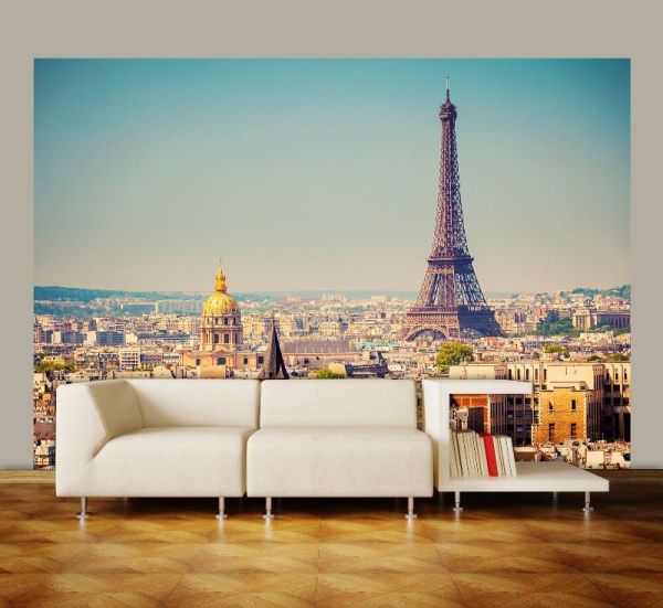 Papiers peints avec vue panoramique sur Paris