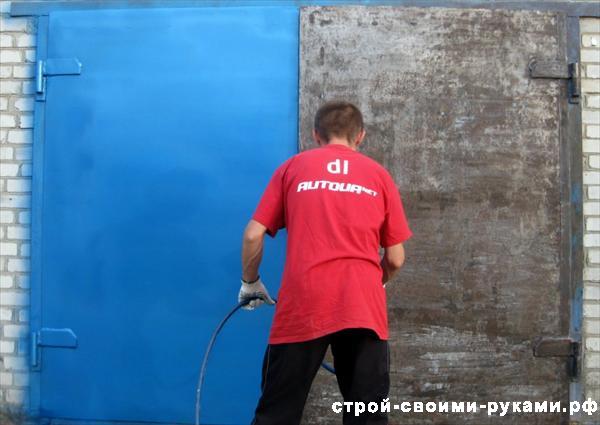 Comment peindre une porte avec de la peinture au marteau Comment peindre une porte avec de la peinture au marteau