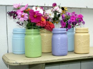 Un exemple de produits en plastique peint