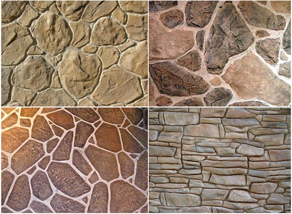 Variété de plâtre décoratif en graphite Variété de plâtre décoratif en graphite