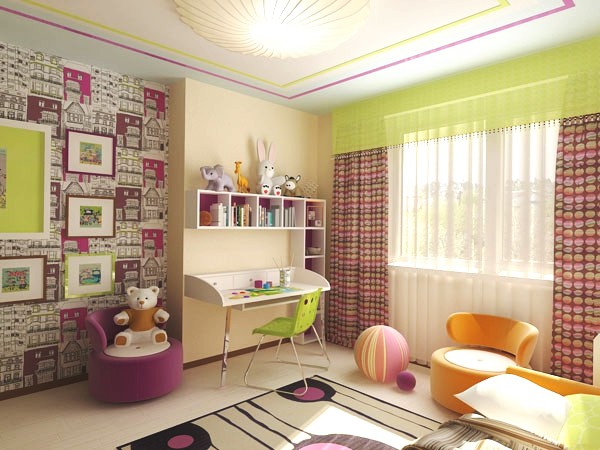 Zonage d'une chambre d'enfant Zonage d'une chambre d'enfant