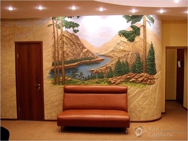 Plâtre décoratif bricolage