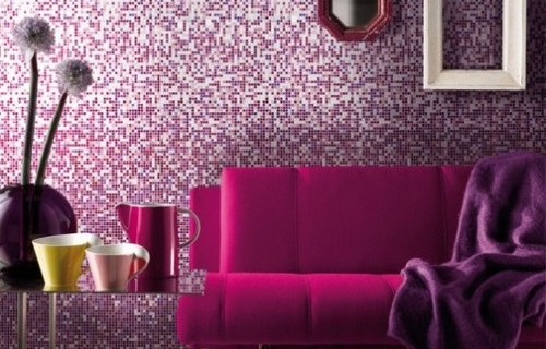 Mosaïque de bricolage sur le mur Mosaïque de bricolage sur le mur