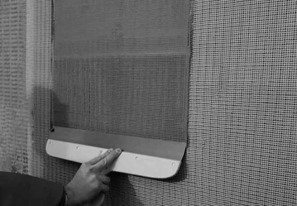 Appliquer une maille de renforcement Appliquer une maille de renforcement