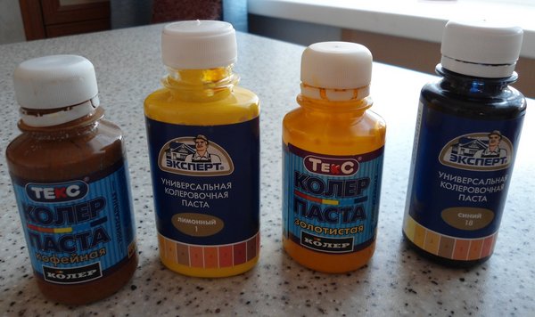 Pâte à teinter pour peinture Pâte à teinter pour peinture