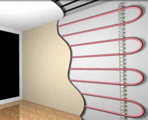 Mur de chauffe-eau Mur de chauffe-eau