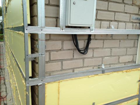 Isolation des murs en brique