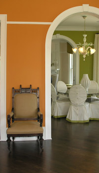 Décoration de cloison sèche