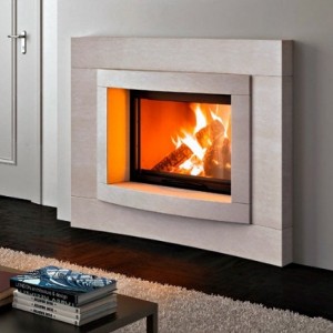 Décoration de cheminée en placoplâtre Décoration de cheminée en placoplâtre