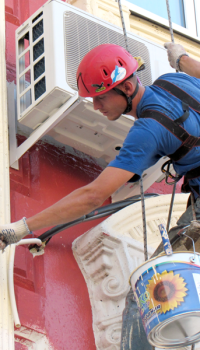 Peinture de façade de bâtiment