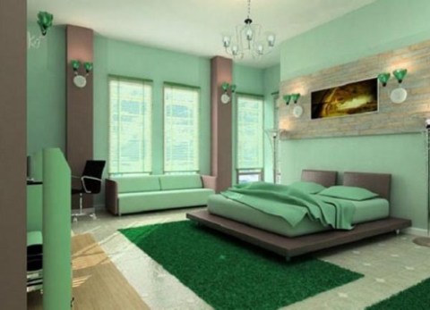 Chambre verte