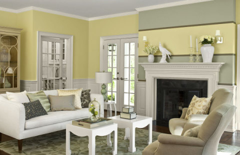 La couleur des murs du salon La couleur des murs du salon
