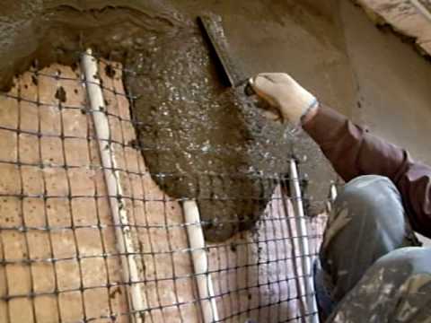 Nous faisons du renforcement lors de l'application de la chape Nous faisons du renforcement lors de l'application de la chape