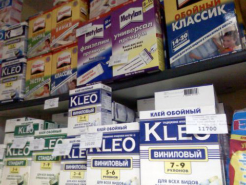 Colle à papier peint. Colle à papier peint.