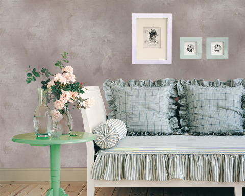 Revêtement mural en soie