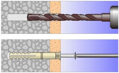 Schéma d'installation dyubeya dans le mur Schéma d'installation dyubeya dans le mur