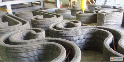 Petites formes architecturales imprimées sur une imprimante