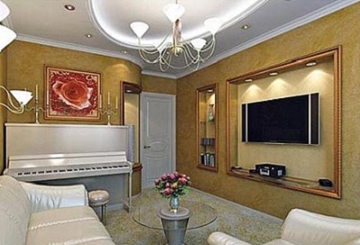 Mise en évidence des niches avec du papier peint Mise en évidence des niches avec du papier peint