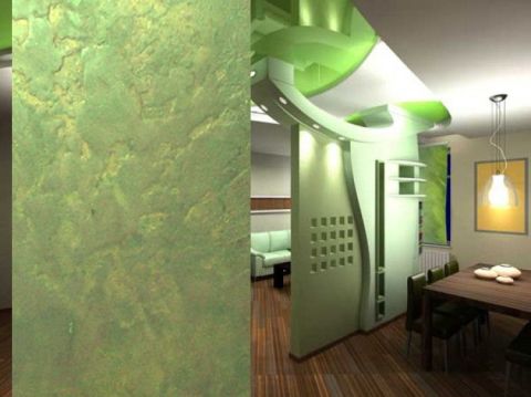 Enduit de peinture avec des peintures acryliques Enduit de peinture avec des peintures acryliques