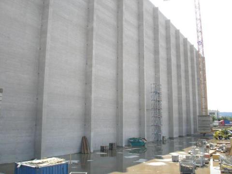 Parois coupe-feu dans un bâtiment de production