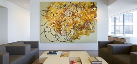 Dessin sur le mur avec de la peinture acrylique Dessin sur le mur avec de la peinture acrylique