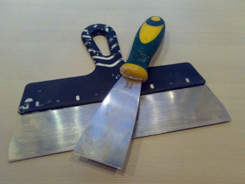 Outils de mastic pour cloisons sèches Outils de mastic pour cloisons sèches