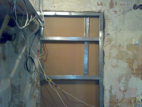 L'élimination d'une ouverture inutile commence par la construction du cadre L'élimination d'une ouverture inutile commence par la construction du cadre