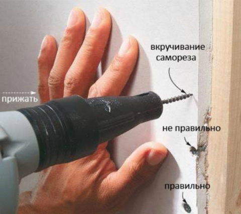 En vissant la vis près du bord, vous risquez de faire s'écrouler le bord de la feuille En vissant la vis près du bord, vous risquez de faire s'écrouler le bord de la feuille