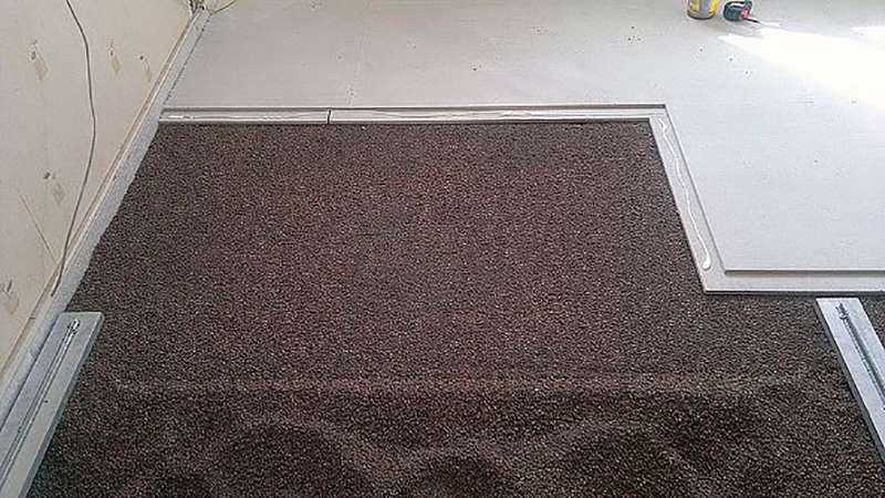 Exemple de chape sèche